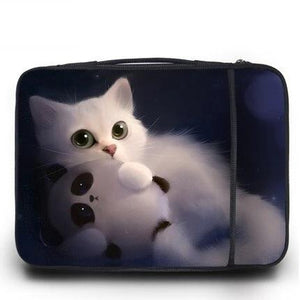 Pochette Ordinateur 14 Pouces </br> Chaton Mignon