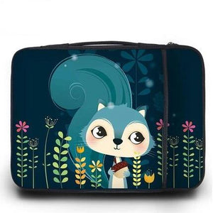 Pochette Ordinateur 15.4 Pouces </br> Ecureuil animé